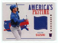 Seiya Suzuki [Red] #APS-SS Baseball Cards 2022 Panini Chronicles America's Pastime Swatches Prices