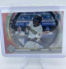 Oneil Cruz [Red Refractor] #BTP69 Baseball Cards 2020 Bowman Chrome Scouts' Top 100 Prices