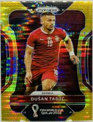 Dusan Tadic [Gold] Soccer Cards 2022 Panini Prizm World Cup Prices