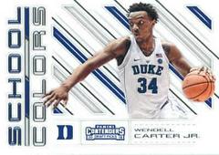 Wendell Carter Jr. #7 Basketball Cards 2018 Panini Contenders Draft Picks School Colors Prices