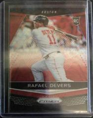 Rafael Devers [Ruby Wave] Baseball Cards 2018 Panini Chronicles Prizm Prices