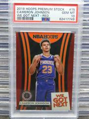 Cameron Johnson [Red] Basketball Cards 2019 Panini Hoops Premium Stock We Got Next Prices