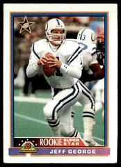 Jeff George #1 Football Cards 1991 Bowman Prices