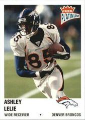 Ashley Lelie [Finish] #35 Football Cards 2003 Fleer Platinum Prices