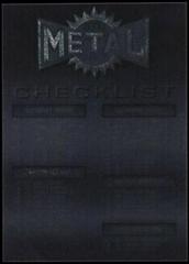 CHECKLIST Baseball Cards 1996 Metal Universe Prices