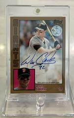 Will Clark [Gold] #WCL Baseball Cards 2019 Topps 1984 Baseball Autographs Prices