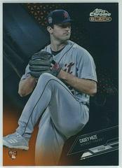 Casey Mize [Orange Refractor] Baseball Cards 2021 Topps Chrome Black Prices