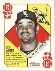 Jose Abreu [Mini Green Back] #99 Baseball Cards 2015 Topps Heritage '51 Collection Prices
