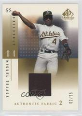 Miguel Tejada [Gold] Baseball Cards 2001 SP Game Used Authentic Fabric Prices