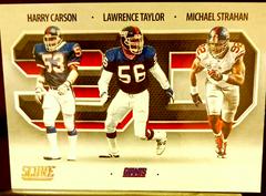 Harry Carson/ Lawrence Taylor/ Michael Strahan #3D12 Football Cards 2021 Panini Score 3D Prices