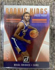 Mikal Bridges [Press Proof Orange] #15 Basketball Cards 2018 Panini Donruss Rookie Kings Prices
