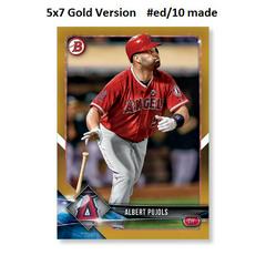 Albert Pujols [Gold] #22 Baseball Cards 2018 Bowman Prices
