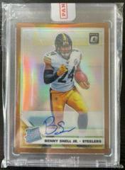 Benny Snell Jr. #185 Football Cards 2019 Donruss Optic Rated Rookie Autographs Prices