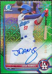Jose Ramos [Green Refractor] #BMA-JR Baseball Cards 2022 Bowman Chrome Mega Box Mojo Autographs Prices