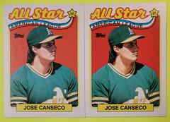 Jose Canseco [All Star] #401 Baseball Cards 1989 Topps Tiffany Prices