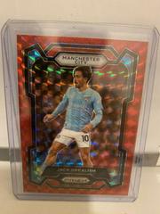 Jack Grealish [Red] #1 Soccer Cards 2023 Panini Prizm Premier League Prices