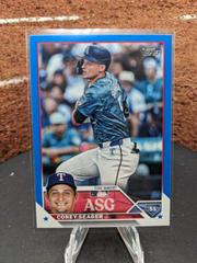 Corey Seager [Blue] Baseball Cards 2023 Topps Update All Star Game Prices