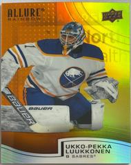 Ukko Pekka Luukkonen [Orange Yellow] #R-24 Hockey Cards 2021 Upper Deck Allure Rainbow Prices
