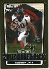 Marshawn Lynch [Chrome Gold] #133 Football Cards 2007 Topps Draft Picks & Prospects Prices