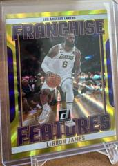 LeBron James [Yellow] #23 Basketball Cards 2023 Panini Donruss Franchise Features Prices
