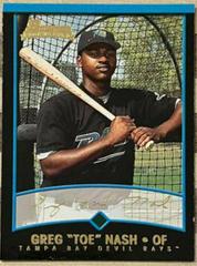 Greg Toe Nash #337 Baseball Cards 2001 Bowman Gold Prices
