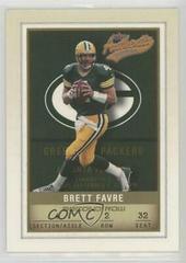 Brett Favre [Front Row] Football Cards 2002 Fleer Authentix Prices