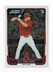 A. J. Pollock #9 Baseball Cards 2012 Bowman Chrome Draft Prices