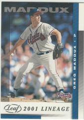 Greg Maddux #102 Baseball Cards 2002 Leaf Prices