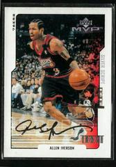 Allen Iverson [Silver Script] #125 Basketball Cards 2000 Upper Deck MVP Prices