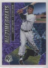 Larry Doby [Quick Pitch Purple] #ATG10 Baseball Cards 2021 Panini Mosaic All Time Greats Prices