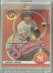 Aaron Judge [Red] #SS-4 Baseball Cards 2023 Topps Pristine Swings of Summer Prices