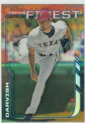 YU Darvish [Gold Refractor] #38 Baseball Cards 2014 Finest Prices
