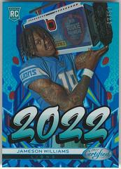 Jameson Williams [Teal] #2022-10 Football Cards 2022 Panini Certified 2022 Prices