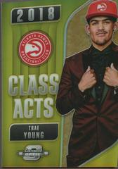 Trae Young [Gold] Basketball Cards 2018 Panini Contenders Optic Class Acts Prices