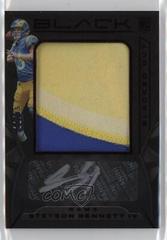 Stetson Bennett IV [Ruby] #BOJ-2 Football Cards 2023 Panini Black Blacked Out Jersey Autographs Prices