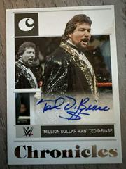 Million Dollar Man Ted Dibiase Wrestling Cards 2022 Panini Chronicles WWE Signatures Prices