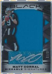 Matt Corral #SSR-MCO Football Cards 2022 Panini Black Sizeable Signatures Rookie Jersey Prices