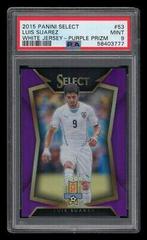 Luis Suarez [White Jersey Purple Prizm] Soccer Cards 2015 Panini Select Prices