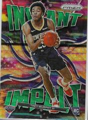Trey Murphy III [Green Wave] Basketball Cards 2021 Panini Prizm Instant Impact Prices
