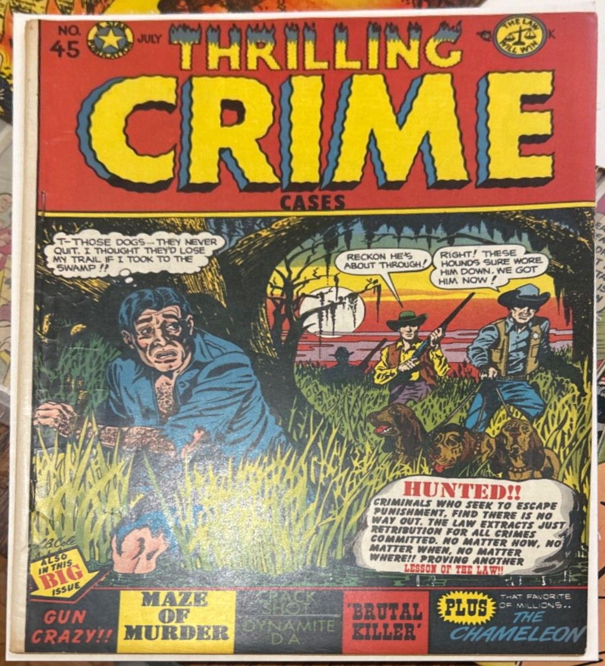 Thrilling Crime Cases #45 (1951) Comic Books Thrilling Crime Cases