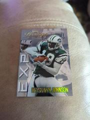 Keyshawn Johnson [Reflections Gold] #EX109 Football Cards 1999 Playoff Prestige Exp Prices