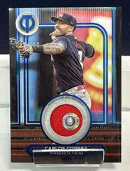 Carlos Correa [Blue] #SOA-CCO Baseball Cards 2024 Topps Tribute Stamp of Approval Prices