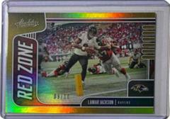 Lamar Jackson [Spectrum Gold] #13 Football Cards 2019 Panini Absolute Red Zone Prices