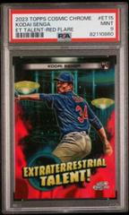 Kodai Senga [Red Flare] #ET-15 Baseball Cards 2023 Topps Cosmic Chrome Extraterrestrial Talent Prices