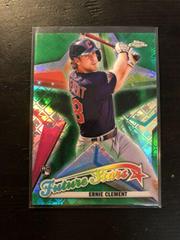 Ernie Clement [Green] Baseball Cards 2022 Topps Chrome Logofractor Future Stars Prices