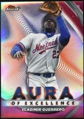 Vladimir Guerrero [Red] Baseball Cards 2022 Topps Finest Aura of Excellence Prices
