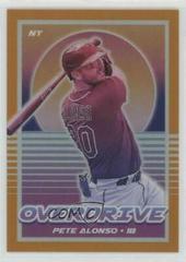 Pete Alonso [Neon Orange] #22 Baseball Cards 2021 Panini Chronicles Overdrive Prices