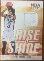 Keyonte George [Winter] #RS-KEY Basketball Cards 2023 Panini Hoops Rise N Shine Memorabilia Prices