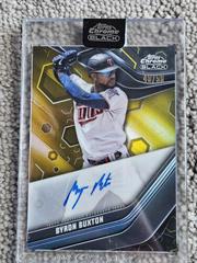 Byron Buxton [Gold] Baseball Cards 2023 Topps Chrome Black Autographs Prices