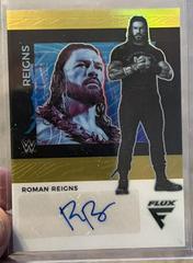 Roman Reigns [Gold] #FX-RRS Wrestling Cards 2022 Panini Chronicles WWE Flux Autographs Prices